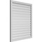 Ekena Millwork Vertical Surface Mount PVC Gable Vent: Functional, w/ 2"W x 1-1/2"P Brickmould Frame, 36"W x 42"H GVPVE36X4202SF - alternate 2
